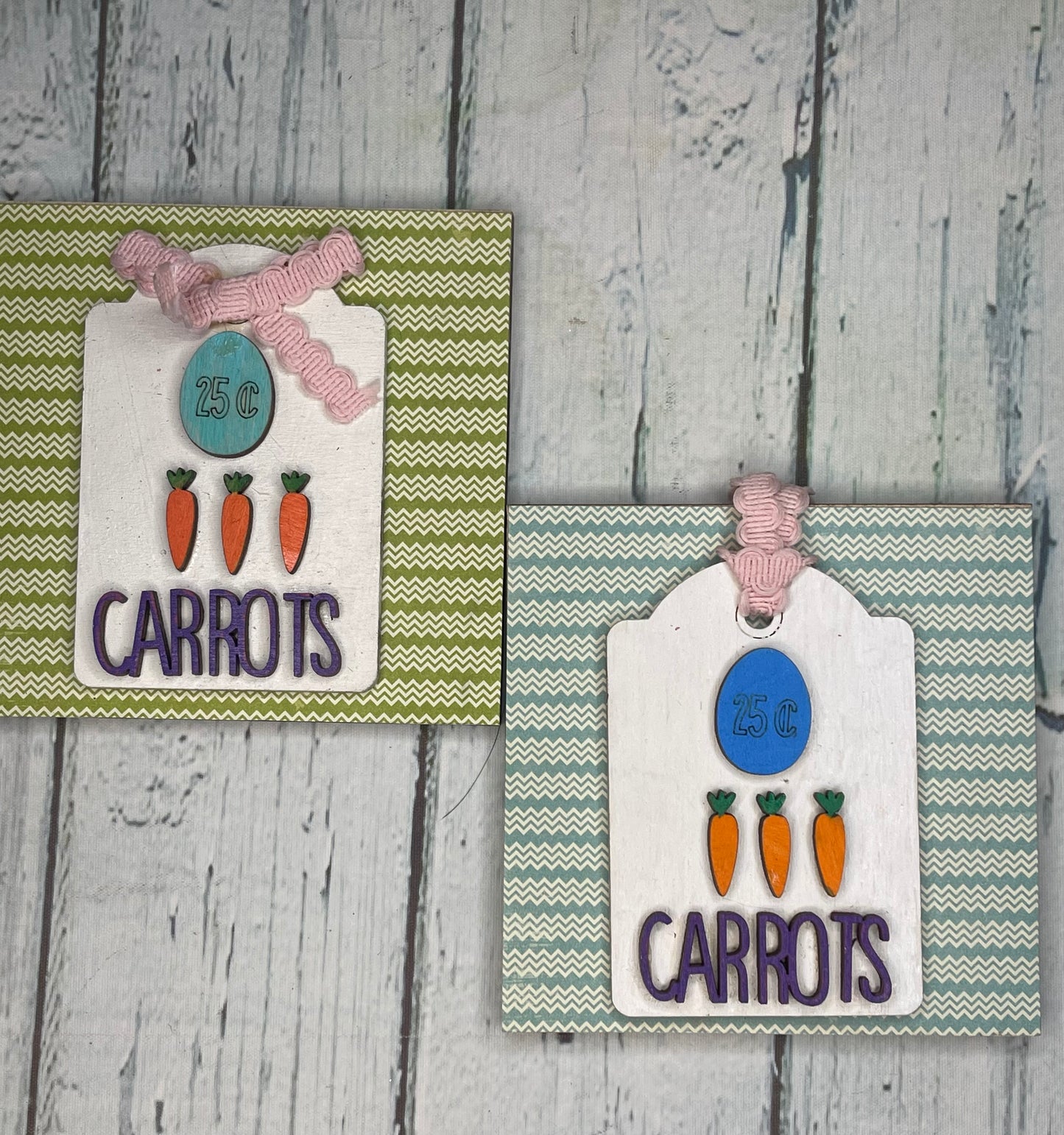 Spring themed Ladder Inserts Paint Party