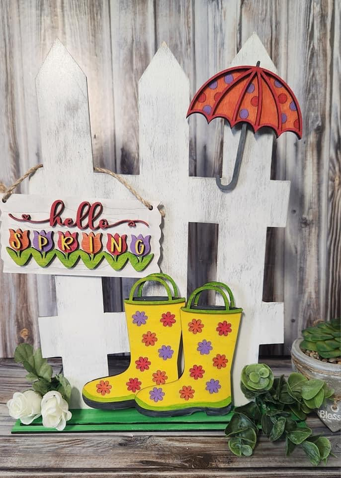 Spring Flower Gnome Set
