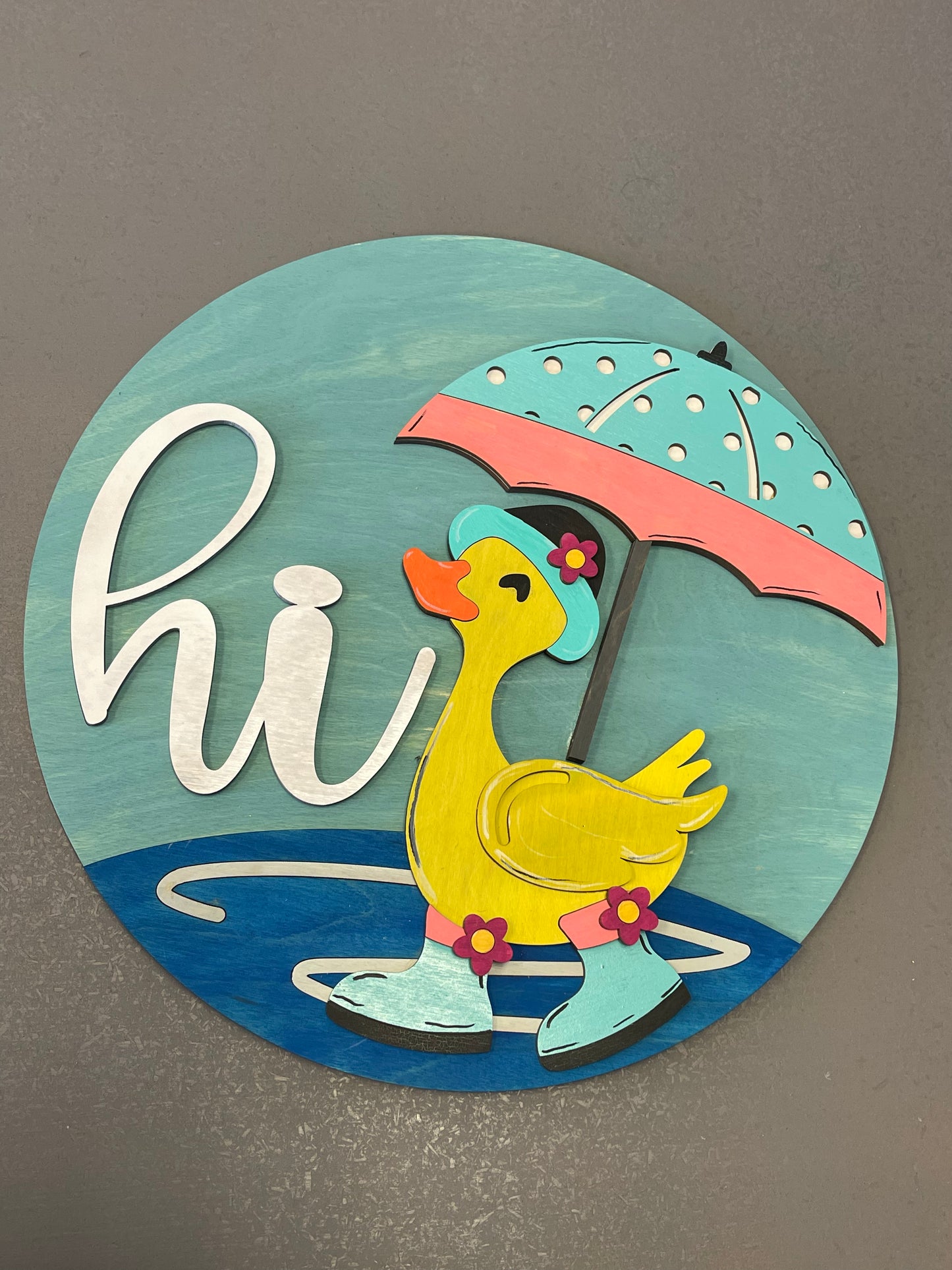 Spring Themed Doorhanger Paint Class