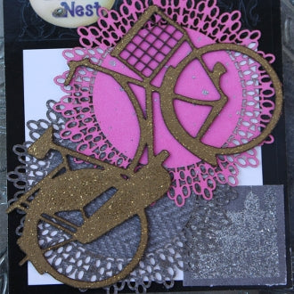 Rosy Bike Chipboard