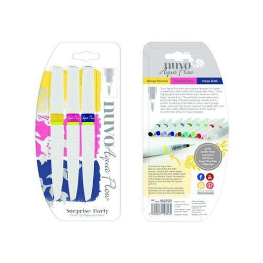 Nuvo - Aqua Flow Pens Pack - Surprise Party