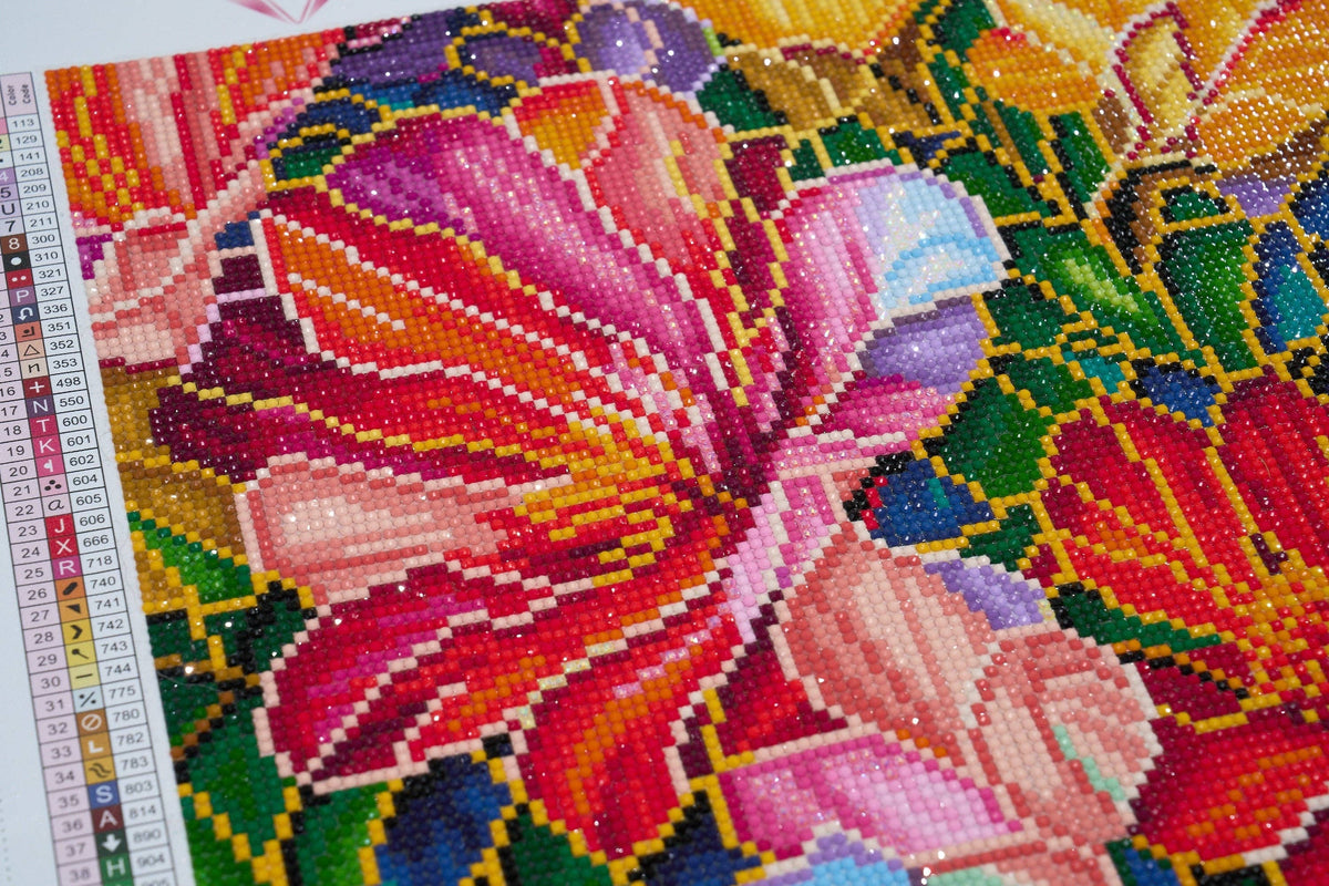 Stained Glass Flower