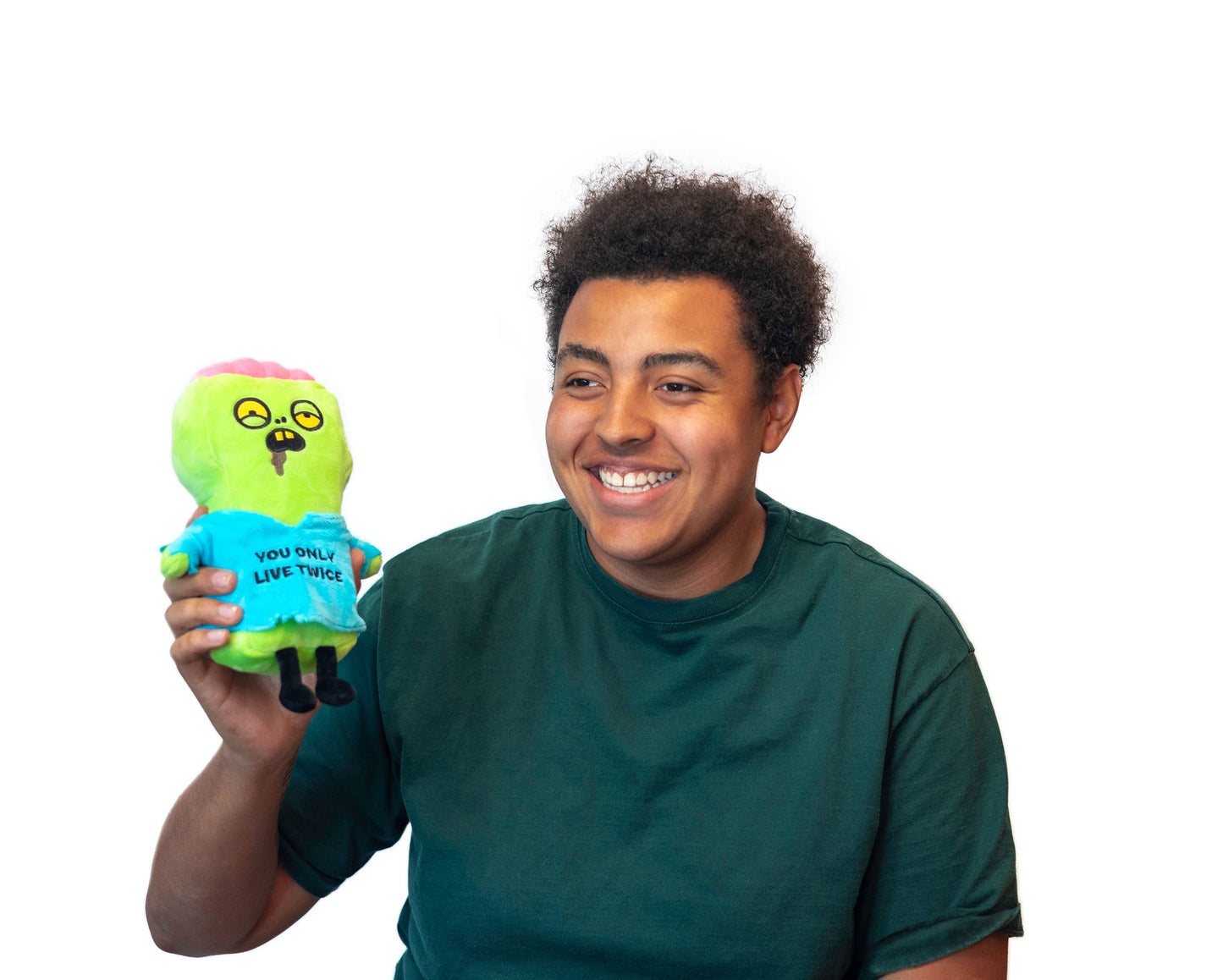 Plush Zombie  "You Only Live Twice"  Soft Toy Funny Cute