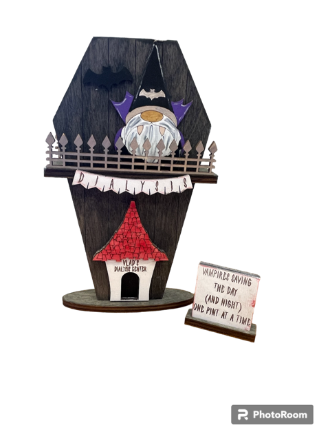 Dracula's Dialysis Center and Blood Bank - Spooky Village Series