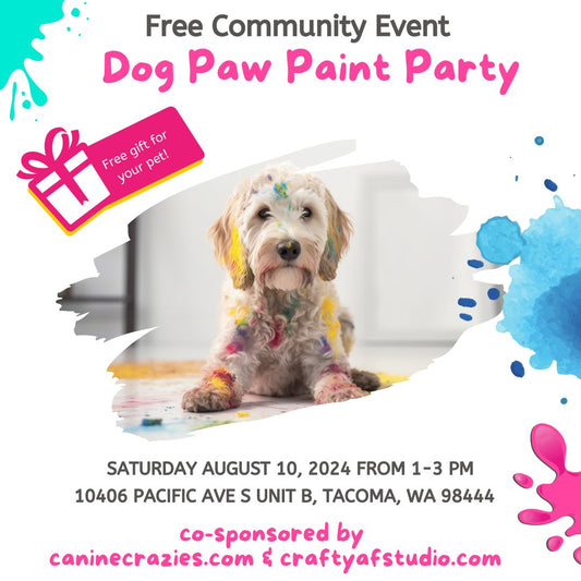 Dog Paw Paint Party