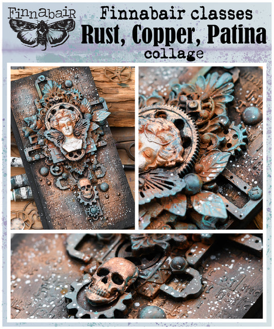 Finnabair Mixed Media - Rust, Copper and Patina