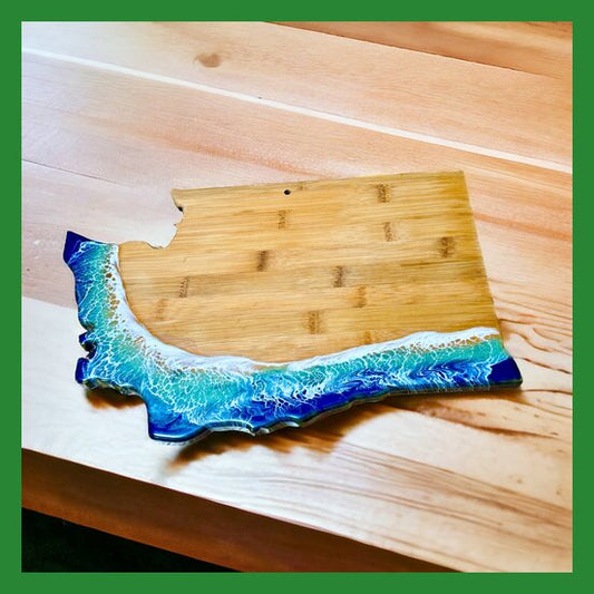 Resin Wave Charcuterie Boards