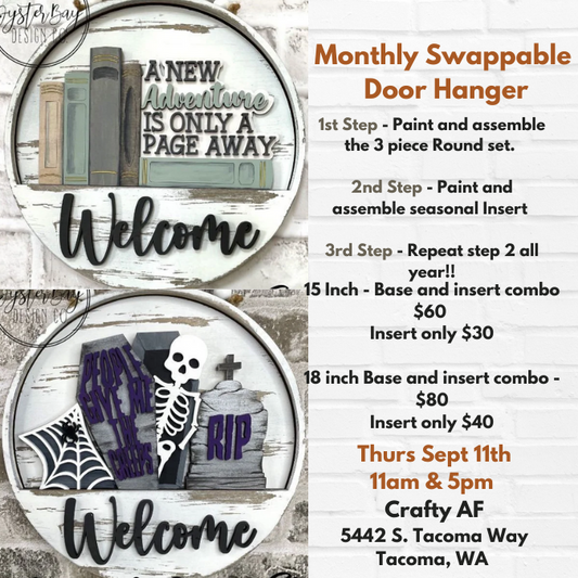 Books and RIP Coffin - Sept Inserts