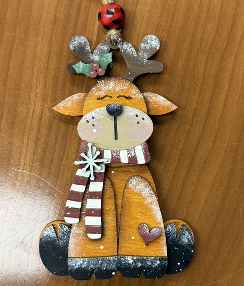 Ornament Blitz #4 - Snowy Reindeer