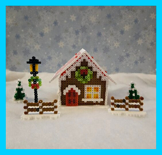 Christmas Perler - Gingerbread House