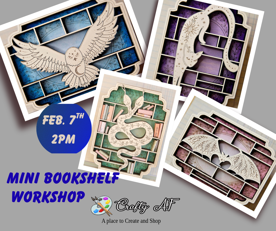 Gothic Style Mini Bookshelf Workshop