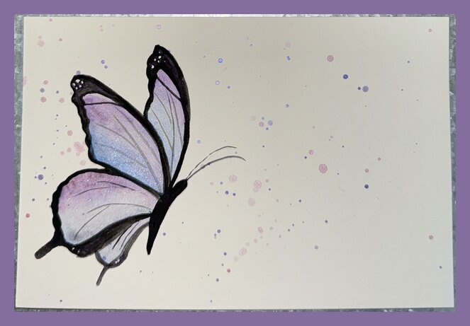 Painting with Iridescent Watercolors