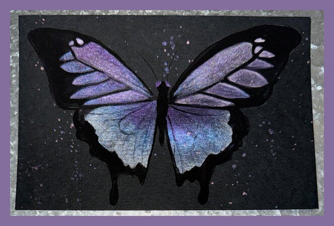 Painting with Iridescent Watercolors