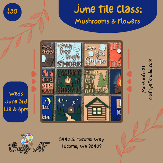 June Tiles - Camping!!