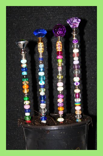 Beaded Garden Stakes w/ LaNora