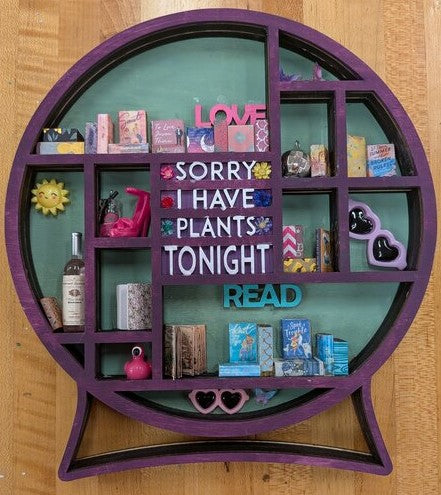 Mini Bookshelves Workshop