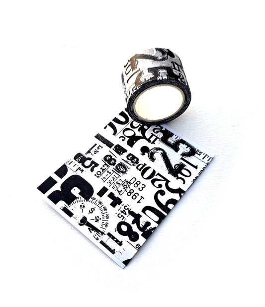 XL Numbered Washi Tape