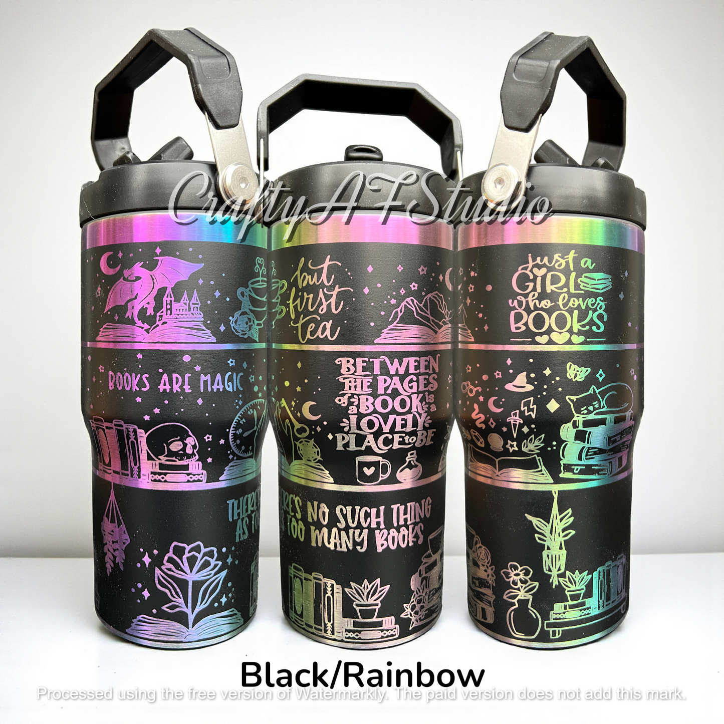 20oz Books are Magic - All Ages - Laser engraved Tumbler