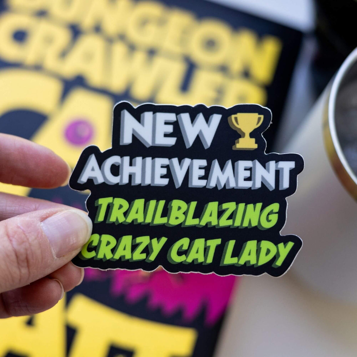 Trailblazing Crazy Cat Lady Sticker | Dungeon Crawler Carl