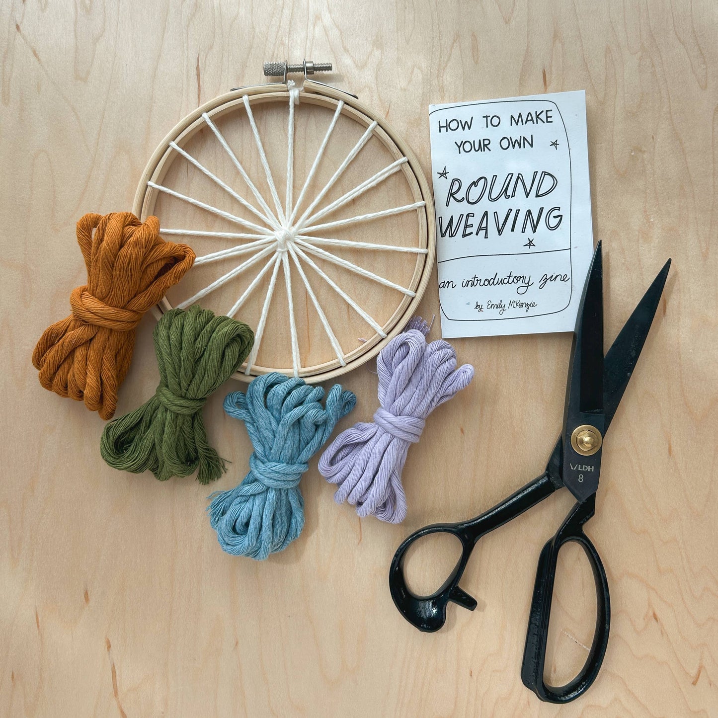 Summer DIY Round Weaving Kit | Beginner Friendly
