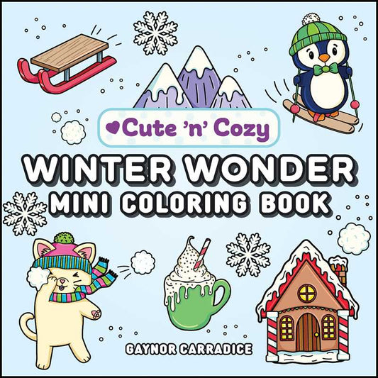 Winter Wonder Mini Coloring Book by