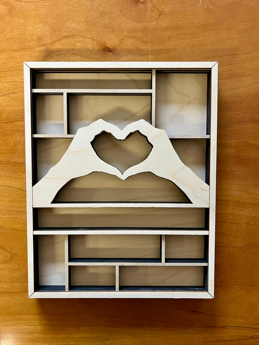 Miniature Bookshelf - Swiftie Heart Hands