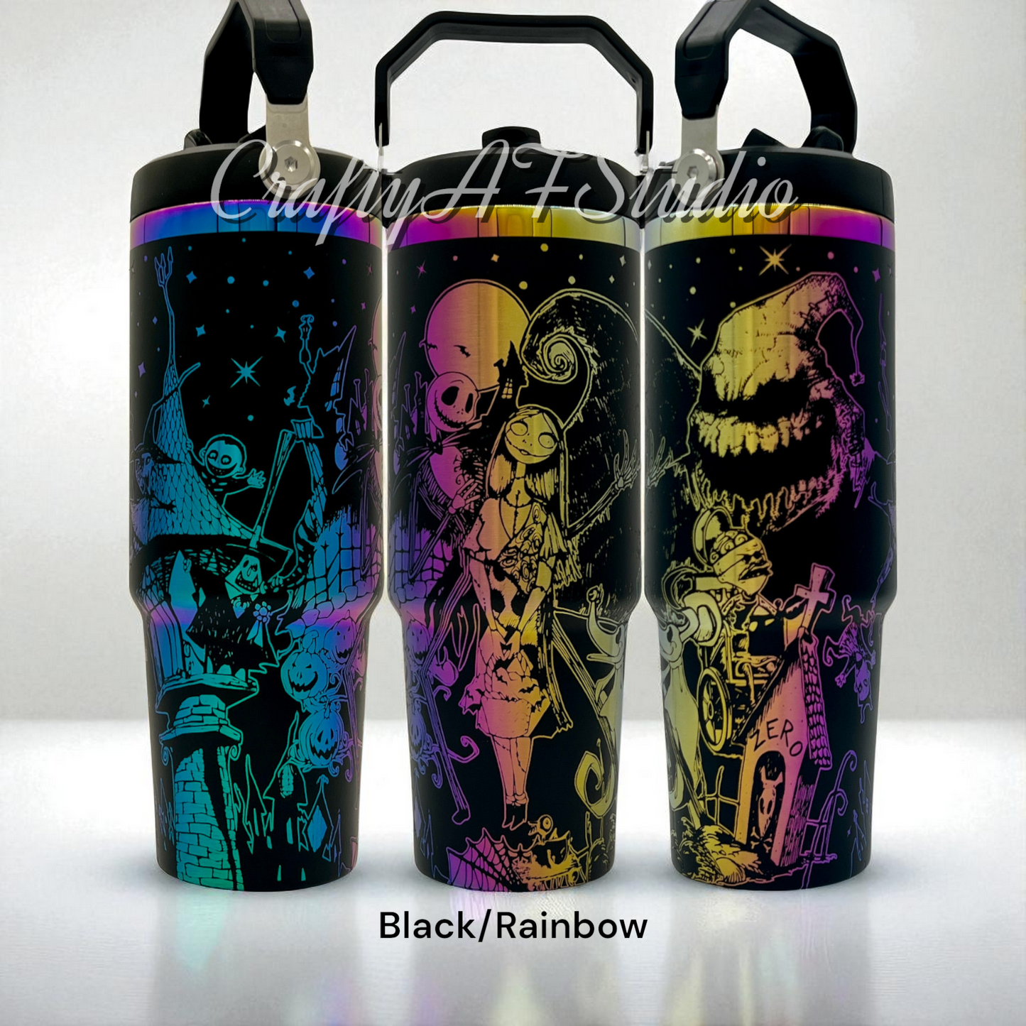 30oz NBC Jack Sally and Friends Laser engraved tumbler