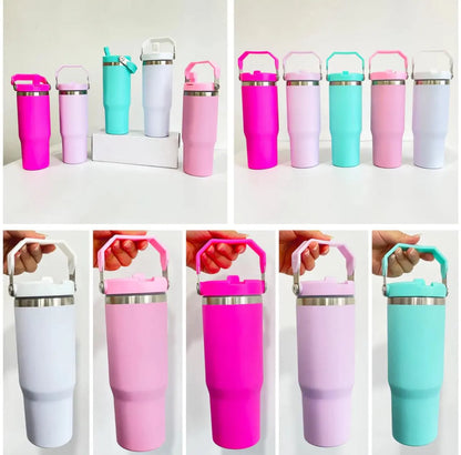 Ohana Stitch engraved tumbler 30oz - Spill Proof