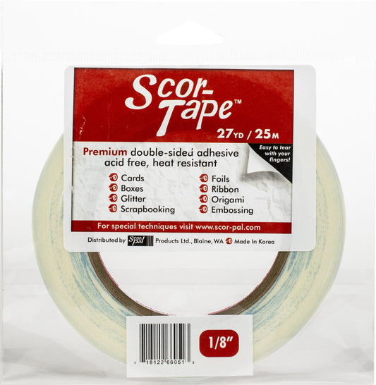 Scor-Tape 1/8"X27YDS
