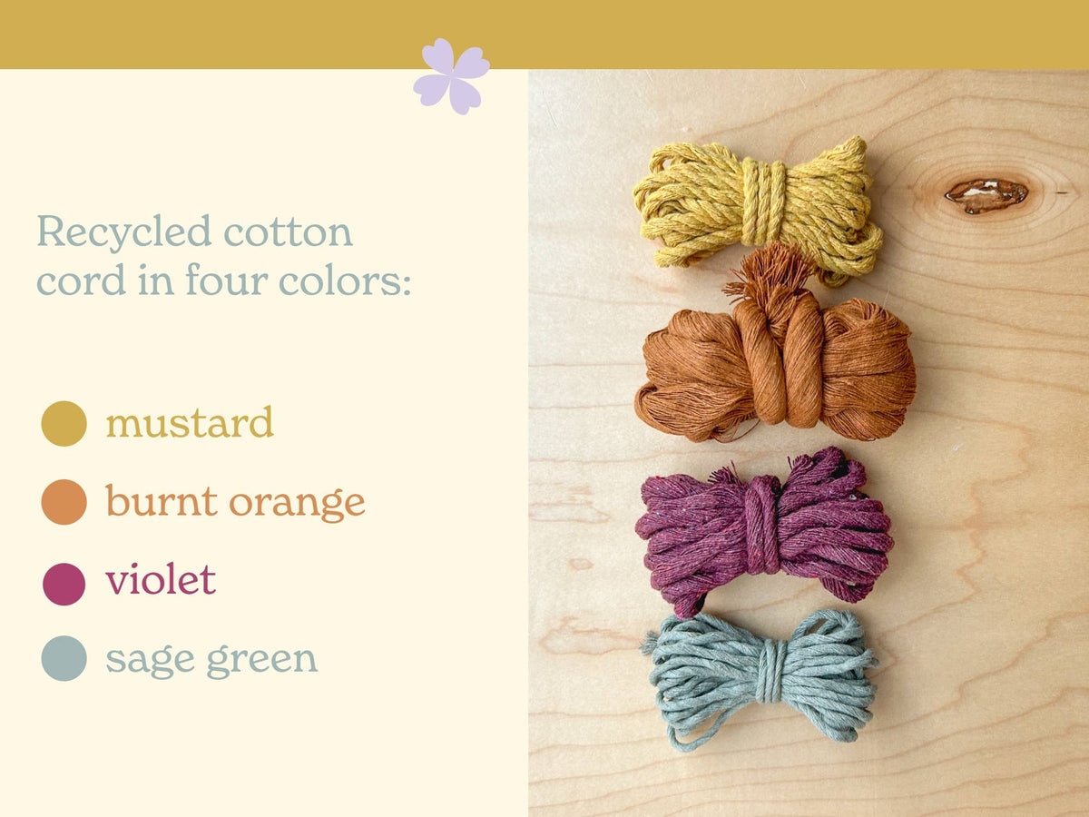 DIY Round Weaving Kit - Autumn | Beginner Friendly