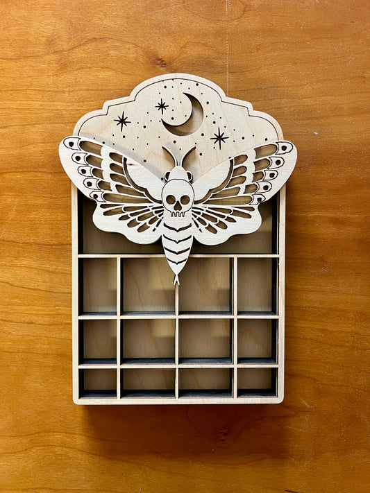 Miniature Bookshelf - Death Moth