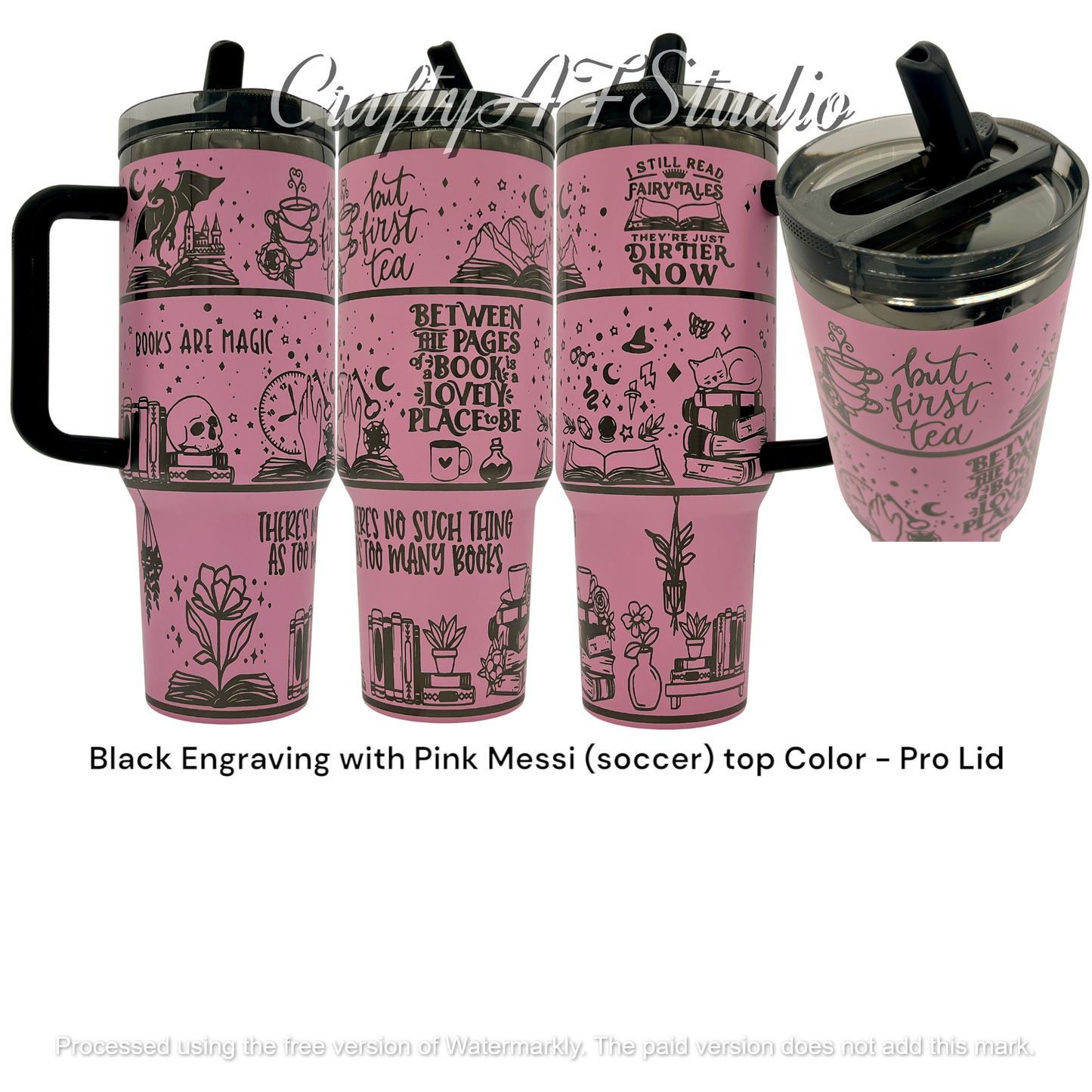 40oz Books are Magic - laser engraved tumbler Fantasy Romance Smut romantasy