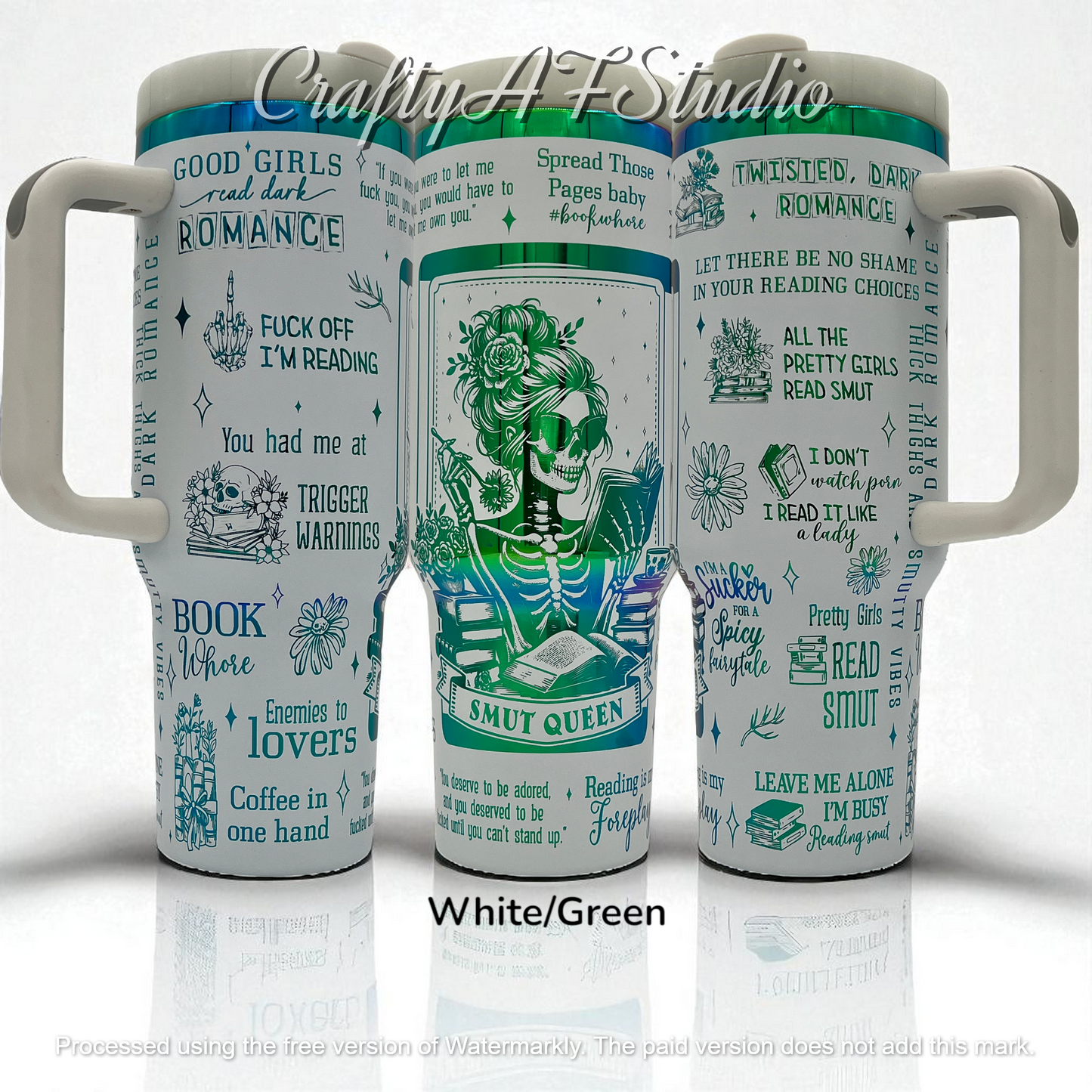 40oz Smut Queen Laser Engraved Tumbler  | Romantasy | Fantasy | Dirty books | Book Quotes