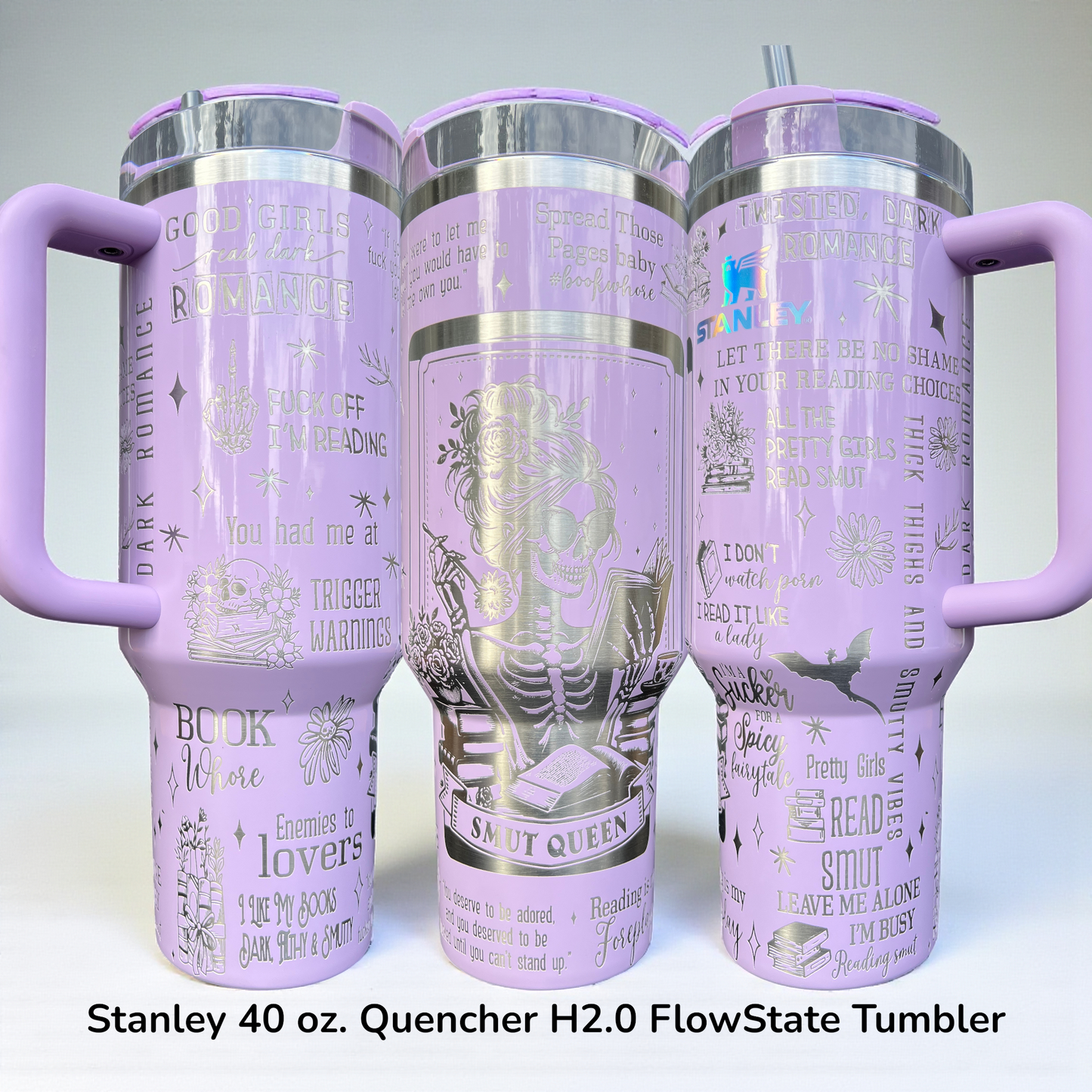 40oz Authentic Stanley Smut Queen Laser Engraved Tumbler