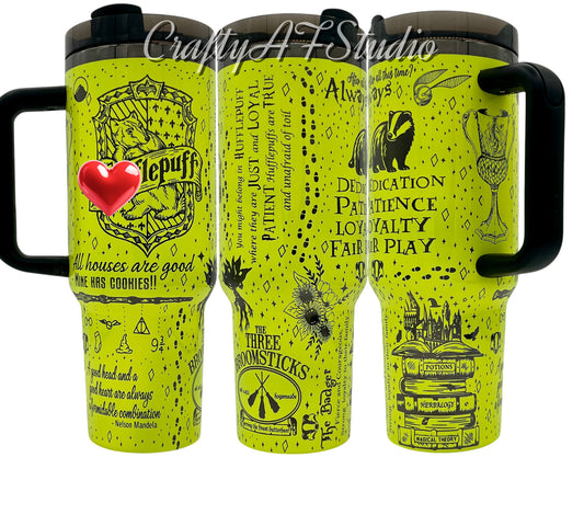 HP Hogwarts Houses themed Digital Files 40oz svg - All Houses