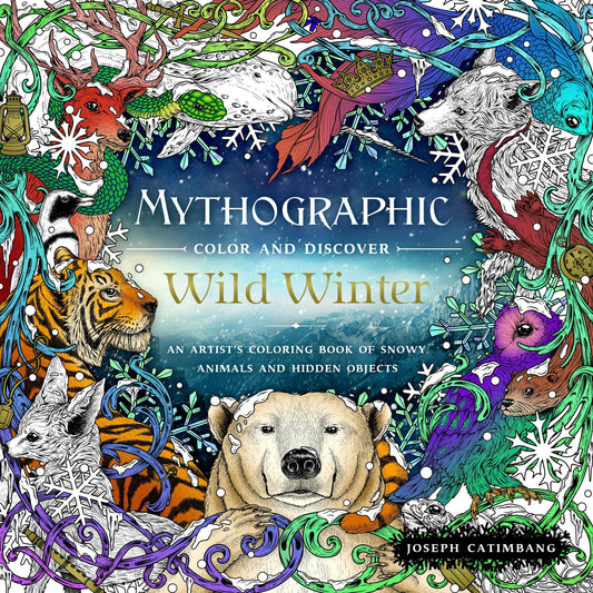 Mythographic Wild Winter: Coloring Book Of Snowy Animals