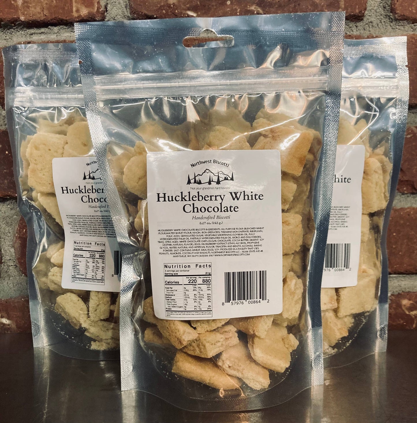 Huckleberry White Chocolate Bites