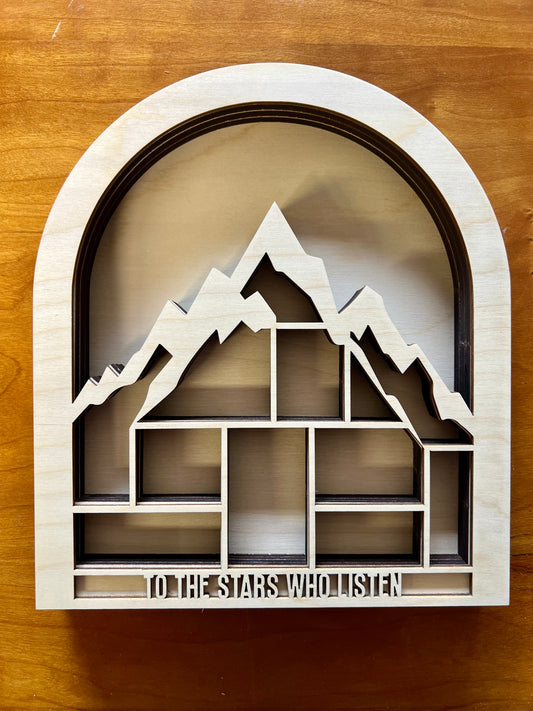 Miniature BookShelf - Mountains