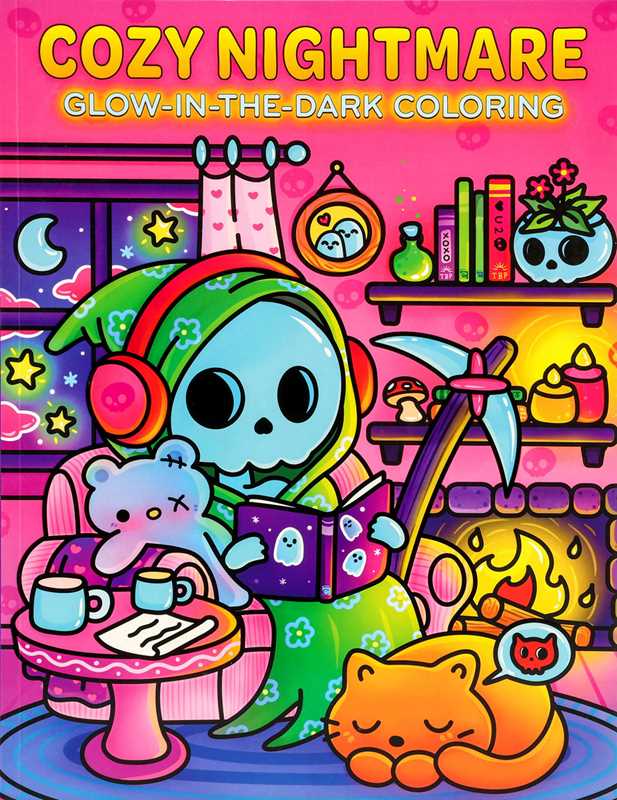 Cozy Nightmare Glow-in-the-Dark Coloring by Editors of Thunder Bay Press
