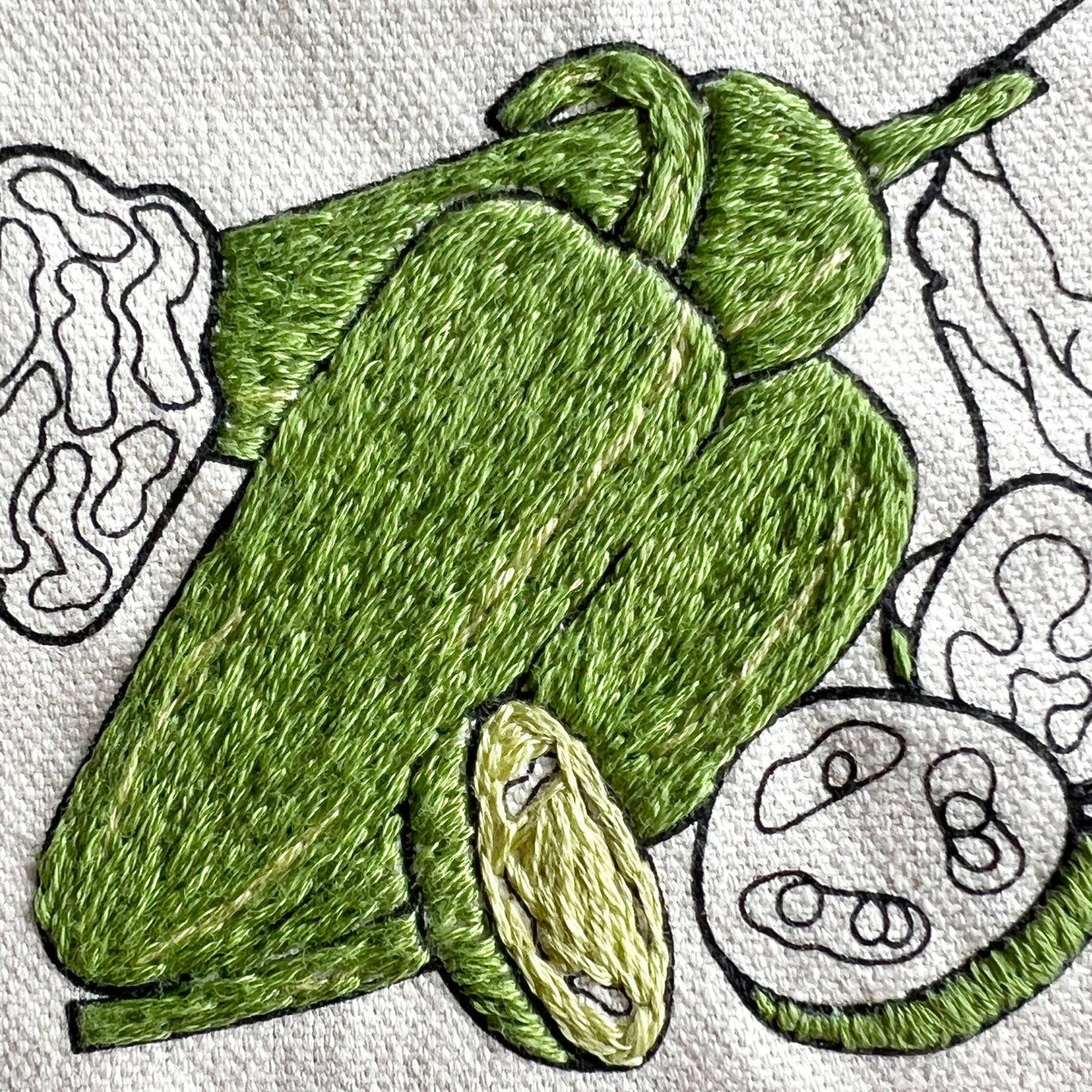 Meet Me at the Market Tote Bag Embroidery Kit