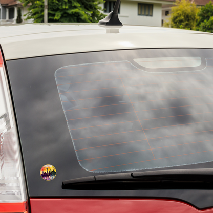 Watercolor Seattle Sticker, Space Needle Vinyl Decal
