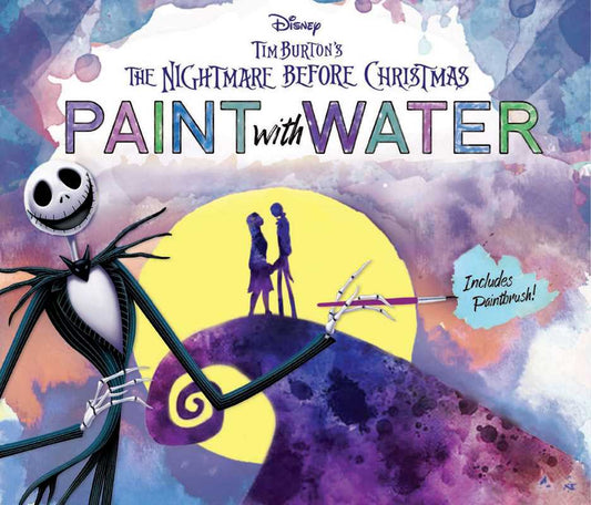 Disney Tim Burton's The Nightmare Before Christmas Paint with Water by Editors of Thunder Bay Press