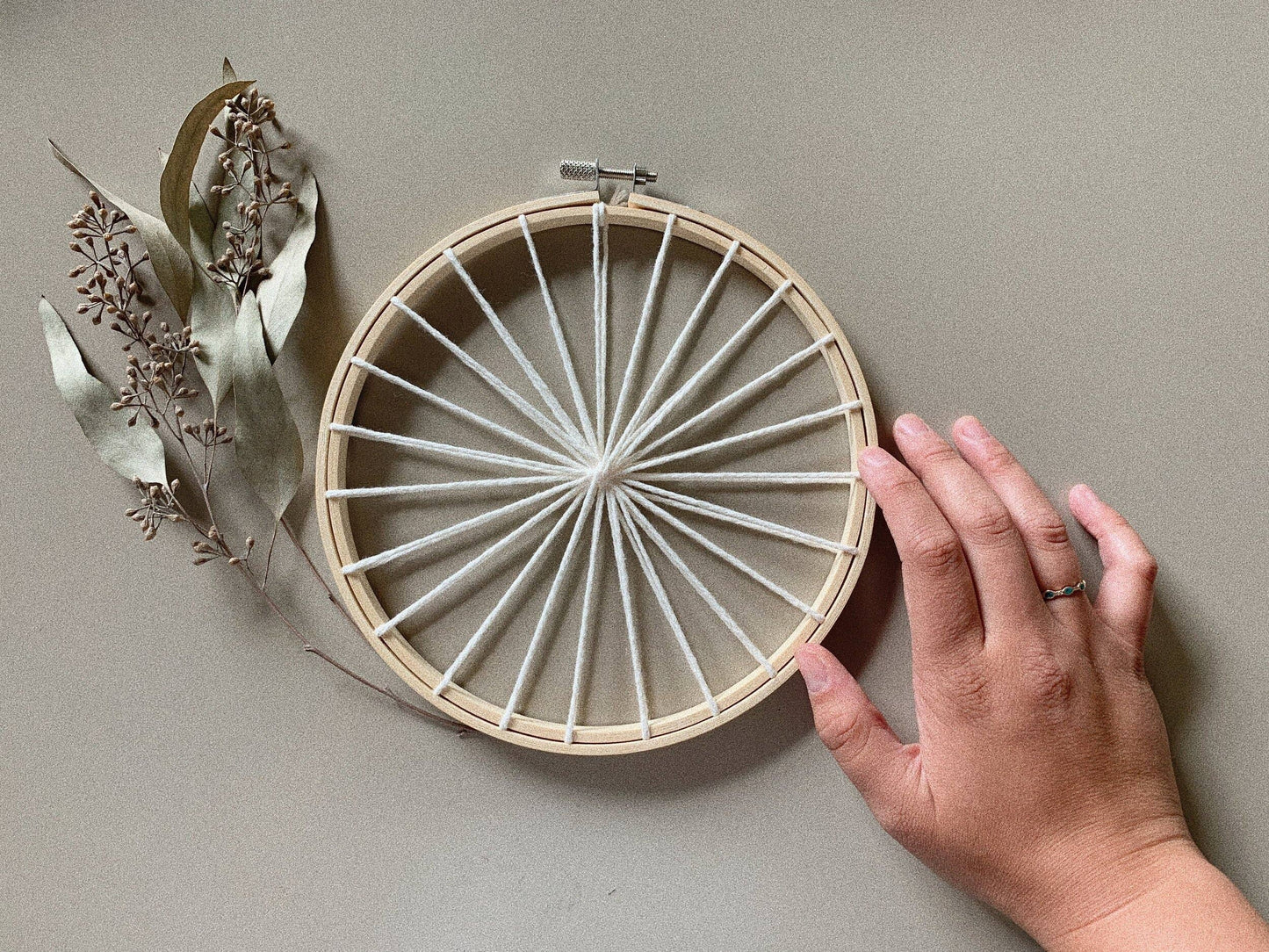 Set of Three Warped Hoops: 6”, 7”, 8”