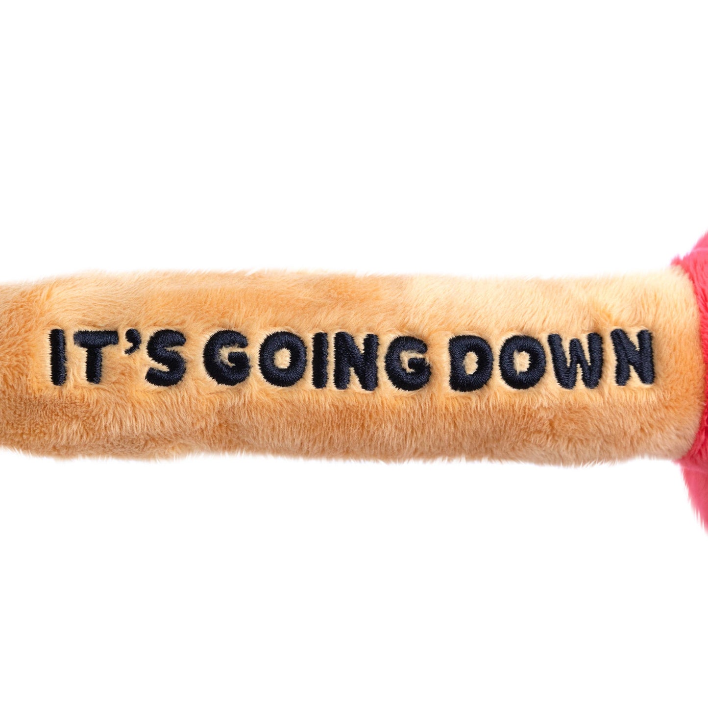 "It'S About To Go Down" Plush Plunger  Soft Cuddly Toy Funny
