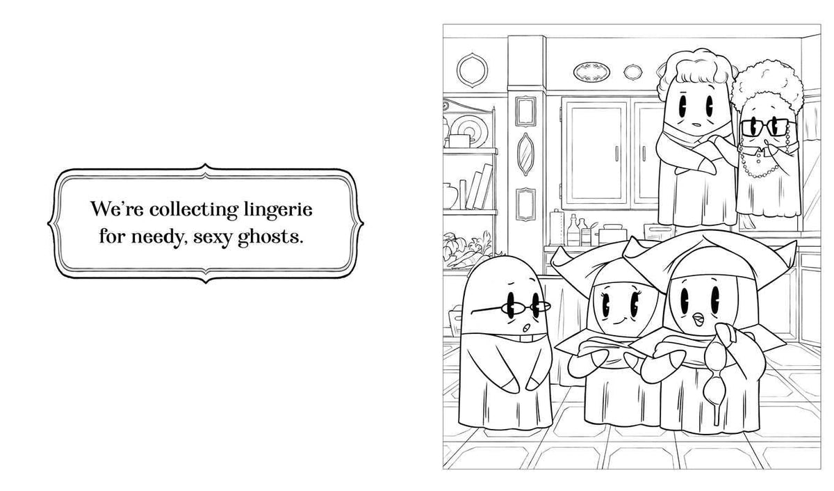 Golden Ghouls: A Thank-You-for-Being-a-Fiend Coloring Book