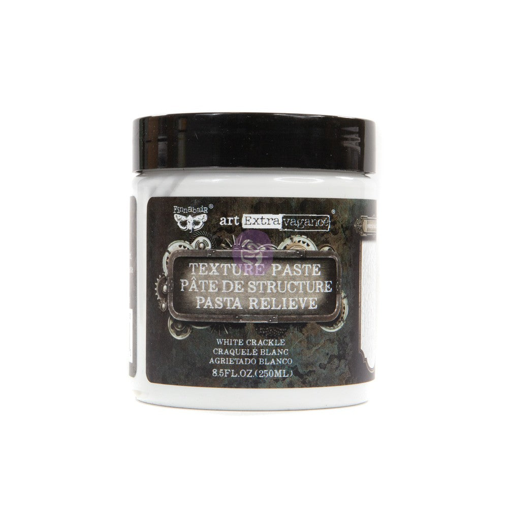 Art Extravagance-Texture Paste – White Crackle 8.45oz (250ml)