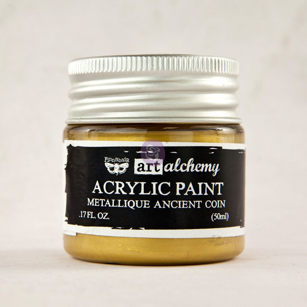 Art Alchemy-Acrylic Paint-Metallique Ancient Coin 1.7 fl.oz (50ml)