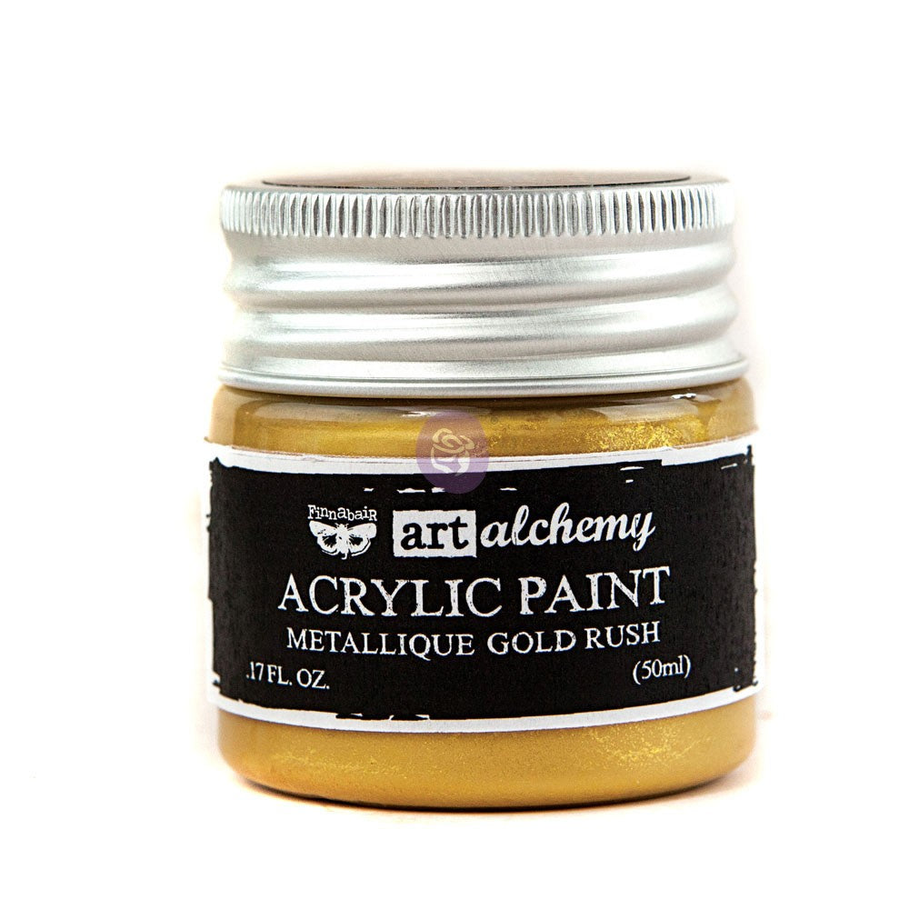 Art Alchemy-Acrylic Paint-Metallique Gold Rush 1.7 fl.oz (50ml)