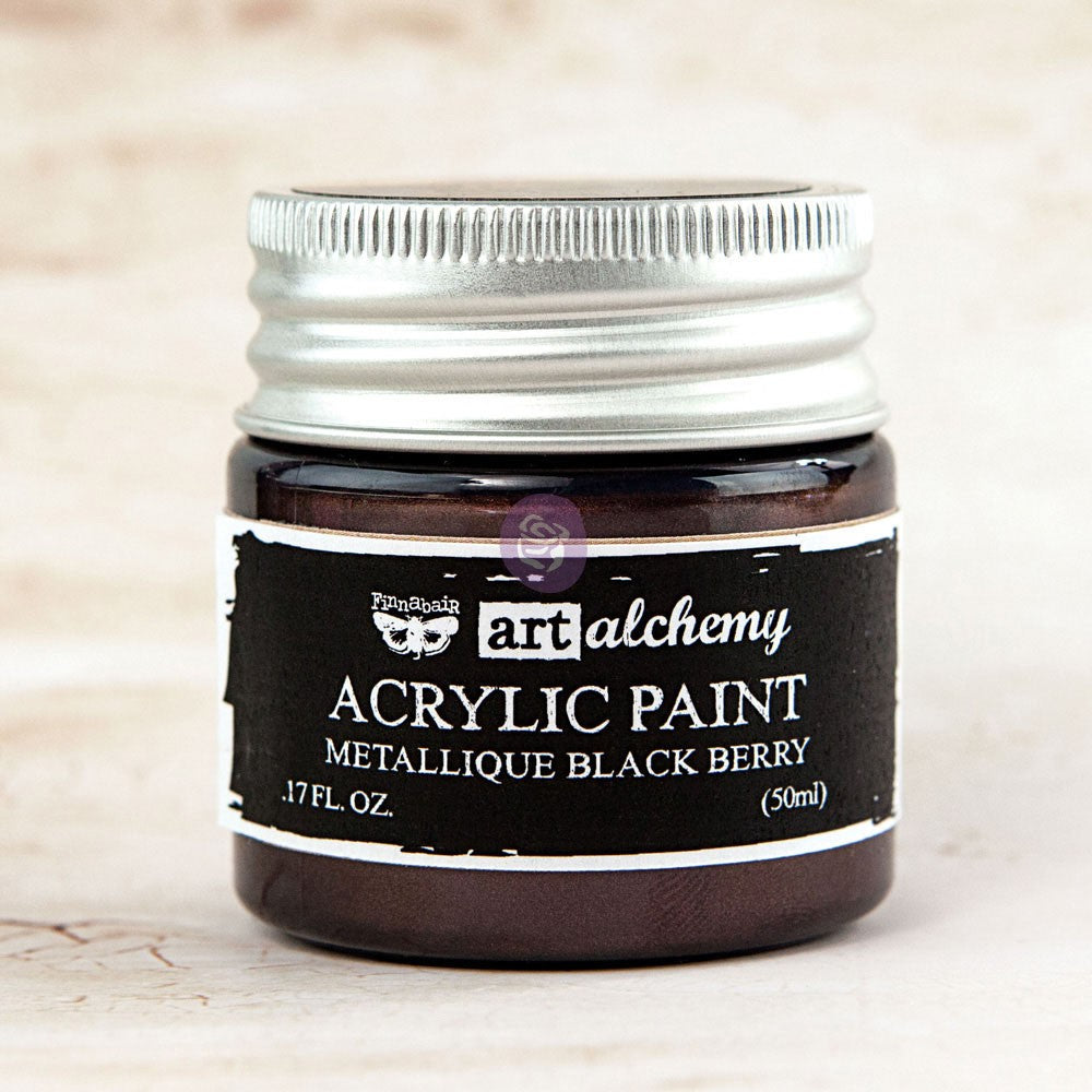 Art Alchemy-Acrylic Paint-Metallique Blackberry 1.7oz