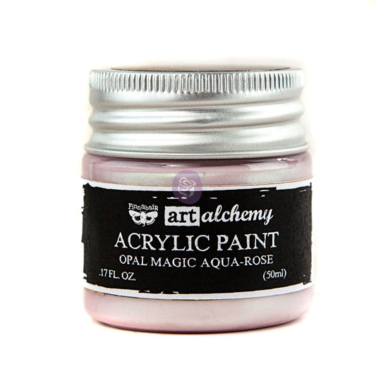 Art Alchemy: Acrylic Paint-Opal Magic Aqua-Rose 1.7 fl.oz (50ml)